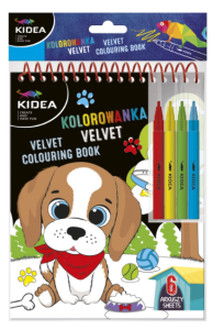 Kolorowanka Velvet Pies Kidea
