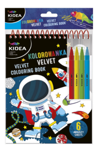 Kolorowanka Velvet Kosmos Kidea