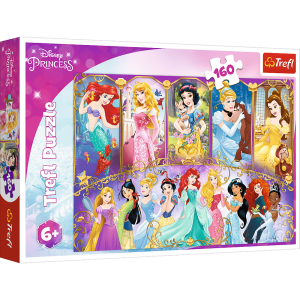 Puzzle 160 "Portrety Księżniczek" Disney 15407 Trefl