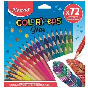 Kredki Maped 72 szt Colorpeps Trójkątne 