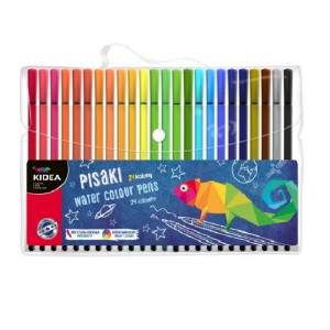 Pisaki 24 kol. w etui Kidea