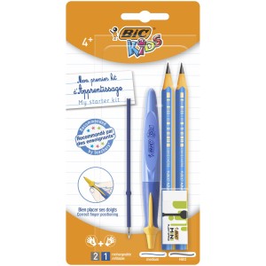 Zestaw do nauki pisania BIC długopis + 2 ołówki