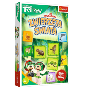 Gra Zwierzęta Świata Rodzina Treflików 02337 Trefl