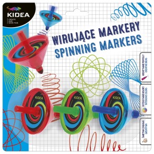 Markery Wirujące 3szt Kidea
