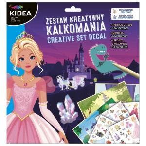 Zestaw kreatywny Kalkomania A Kidea Księżniczki
