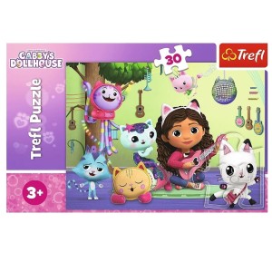 Puzzle 30 Gabi i jej uroczy domek 18301 Trefl