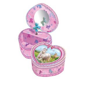 Pozytywka w kształcie serca Jednorożce