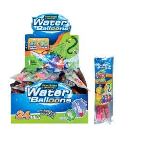 Balony wodne Bomby 37szt 10x31cm Mega Creative