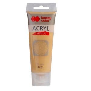 Farba akrylowa 75ml Delikatne złoto metali 111 GDD