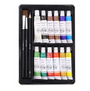 Zestaw farby akwarelowe 12 kol.  Artist Creative 
