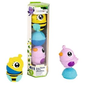 LALABOOM Zestaw kulko-klocków 6el Las 61678