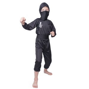 Strój dziecięcy Czarny Ninja rozmiar M