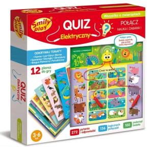 SMILY PLAY Quiz elektryczny Wszystko o zwierzętach