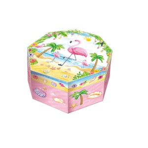 PECOWARE Pozytywka w kształcie ośmiokątna Flaming