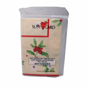 Obrus świąteczny Zimowe gałązki 80 x 80 cm  