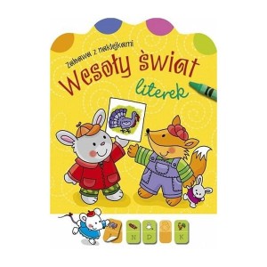 Aksjomat Wesoły świat literek. Zabawa z naklejkami