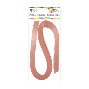 Paski do quillingu 3 mm różowe perłowe 100 szt. Dp Craft
