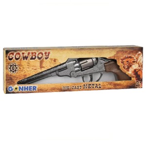 GONHER Metalowy rewolwer kowbojski 8 nabojów