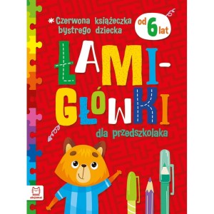 Aksjomat Łamigłówki dla przedszkolaka od 6 lat. Czerwona książeczka bystrego dziecka