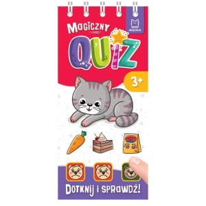 Aksjomat Magiczny quiz z kotkiem. Dotknij i sprawdź! 3+