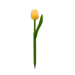 Długopis drewniany Tulipan żółto- pomarańczowy