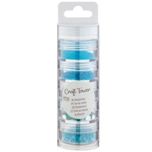 Konfetti/Brokat 5pak Craft Tower niebieskie