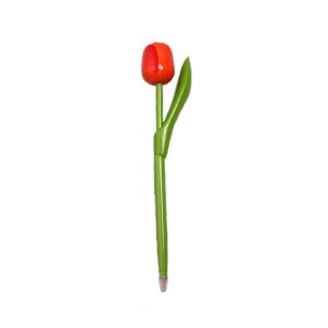 Długopis drewniany Tulipan pomarańczowo- czerwony 