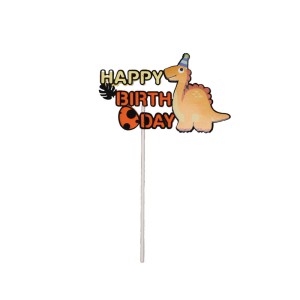 Topper Happy Birthday Dinozaur z jajkiem Galaxy