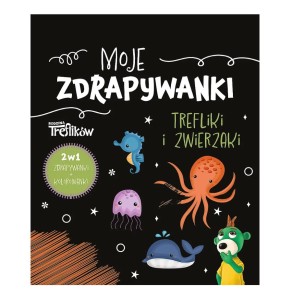 Książka aktywizująca Trefliki i zwierzaki. Moje zdrapywanki