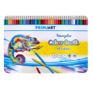 Kredki ołówkowe 48 kolorów Prima Art trójkątne Starpak