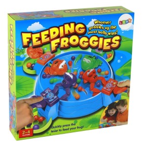 Gra zręcznościowa Głodne Żabki Nakarm Lean toys