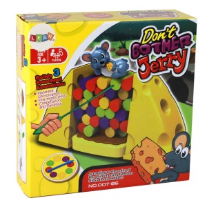 Gra zręcznościowa Serowa Piramida Nie zrzuć myszy Lean toys