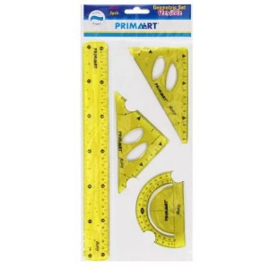 Zestaw Szkolny Geometryczny elastyczny 4el 30cm