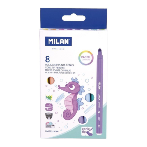 Pisaki Milan 8 szt Pastel
