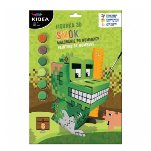 Figurka 3D malowanie po numerach Game Smok Kidea