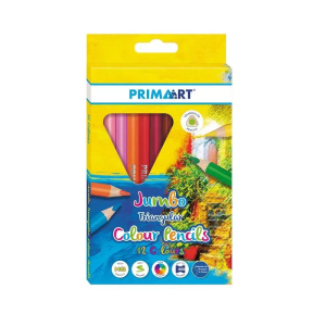 Kredki 12 kolorów jumbo trójkątne Prima Art