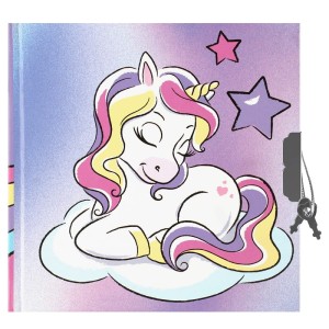 Pamiętnik zamykany Unicorn pastel Starpak