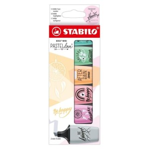 Zakreślacze Stabilo 6szt. mini Pastel
