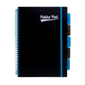 Kołozeszyt A4/200 PP Project Book Neon czarny 