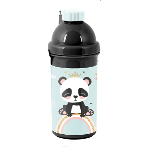 Bidon Panda miętowo-czarny Paso