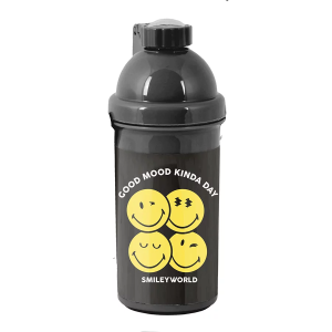 Bidon Smiley World czarny z żółtym Paso