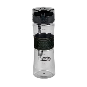 Butelka na wodę BeUniq czarna 550ml Paso