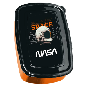 Śniadaniówka NASA czarno-pomarańczowa Paso
