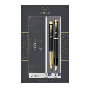 PARKER Zestaw Urban Duo Pióro i długopis MBLK