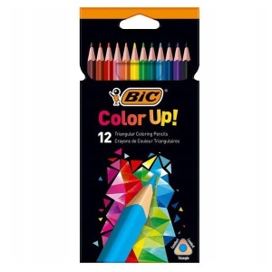Kredki BIC 12 kolorów trójkątne Color Up