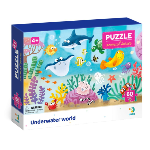 Puzzle 60 elementów Biomy Podwodny Świat Dodo