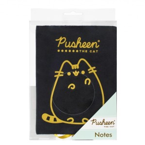 Notes pluszowy A5 96k Pusheem Gold 