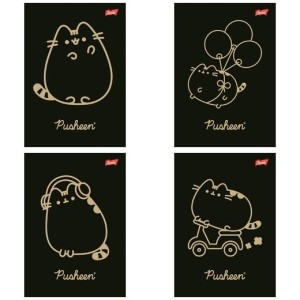 Zeszyt 60k kratka Pusheen