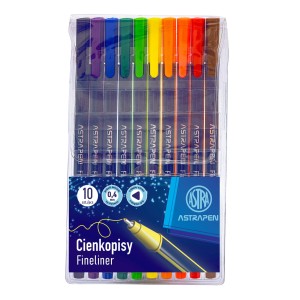 Cienkopisy 0,4mm 10szt AstraPen
