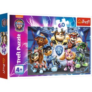 Puzzle 60 Przygody Bohaterów Miasta Psi Patrol 17385 Trefl
